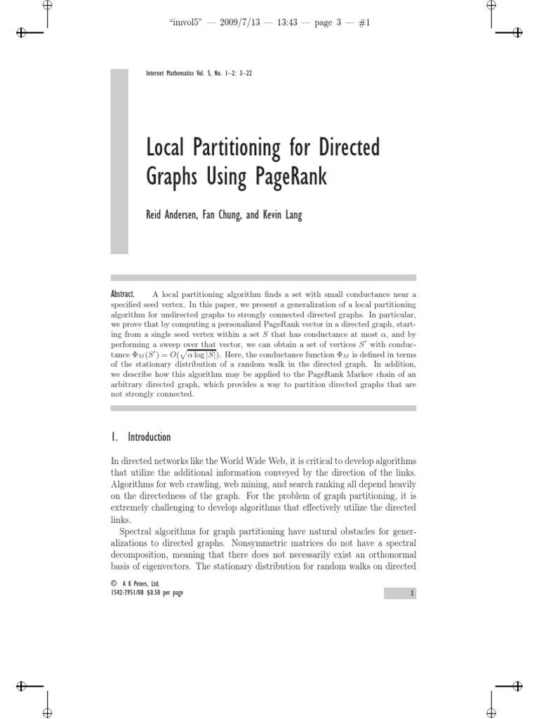 Spectral Graph Theory By Fan Chung