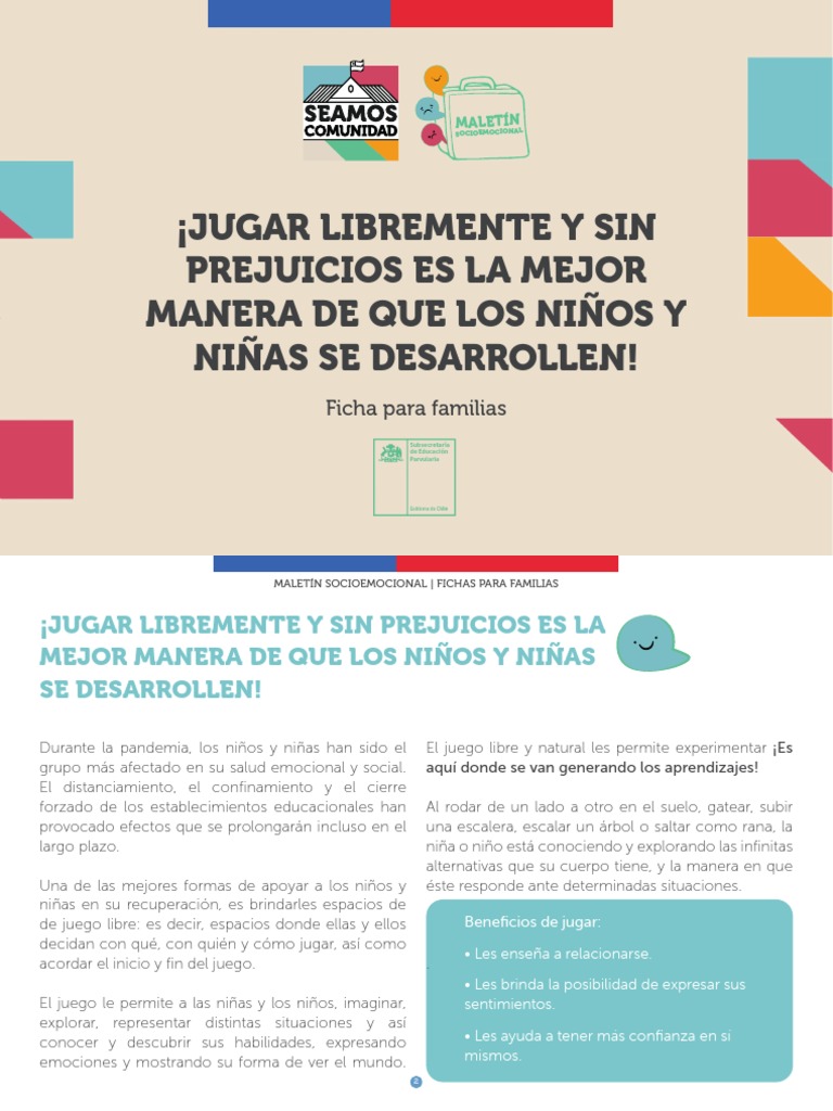 Beneficios del Juego Libre en Niños | PDF | Las emociones | Sicología