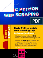 Basic Python For Web Scraping
