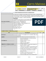 Maniobra para Desenergizacion para Mto Variador Dr150