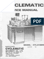 Cyclematic 618 Feeler Parts Manual