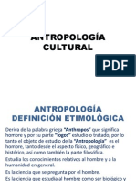 Antropología Cultural