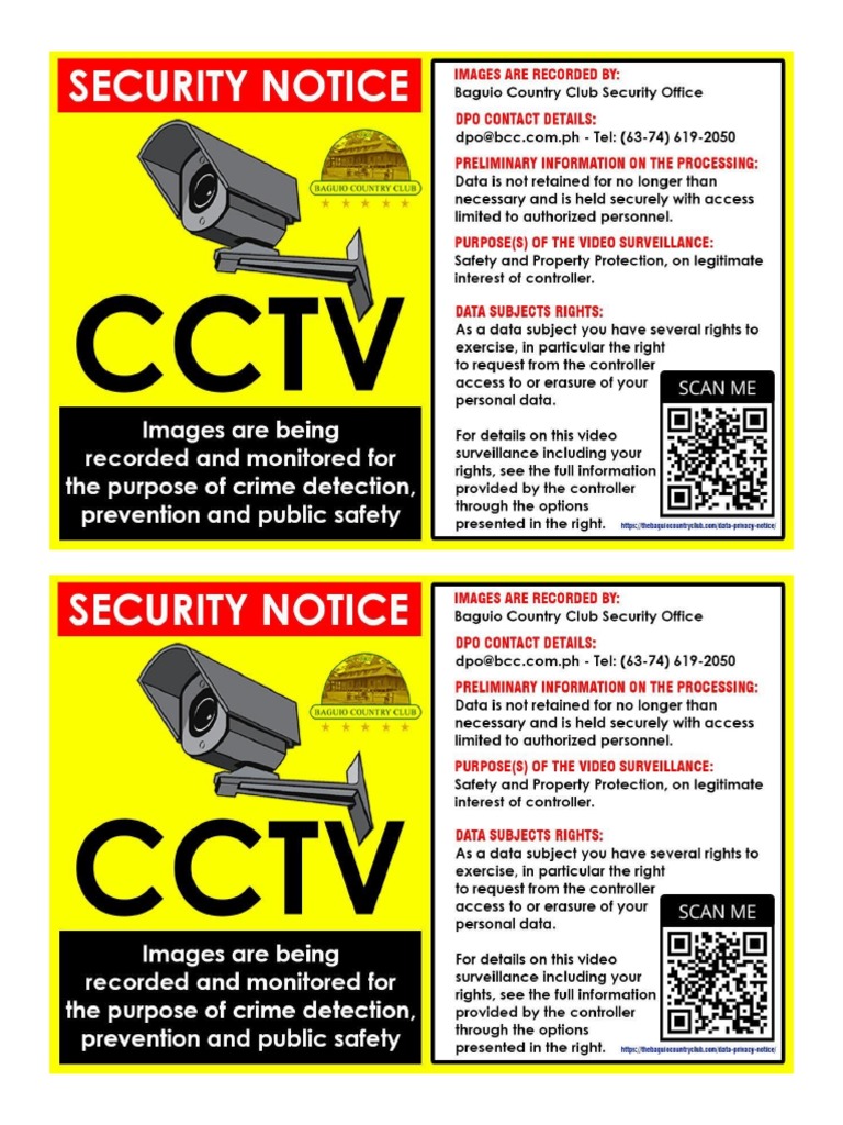 cctv notice PDF
