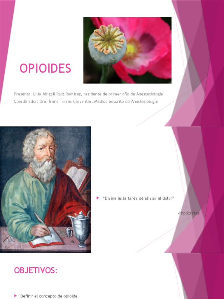 Opioides Pdf Opioide Drogas Que Actúan Sobre El Sistema Nervioso