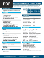 Practical Windows Forensics - Cheat Sheet