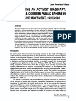 Articulating An Activist Imaginary - Internet As Counter Public Sphere in The Mapuche Movement, 1997 - 2002