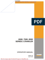 Case Dozers 650k 750k 850k Tier 2 Operator Manual