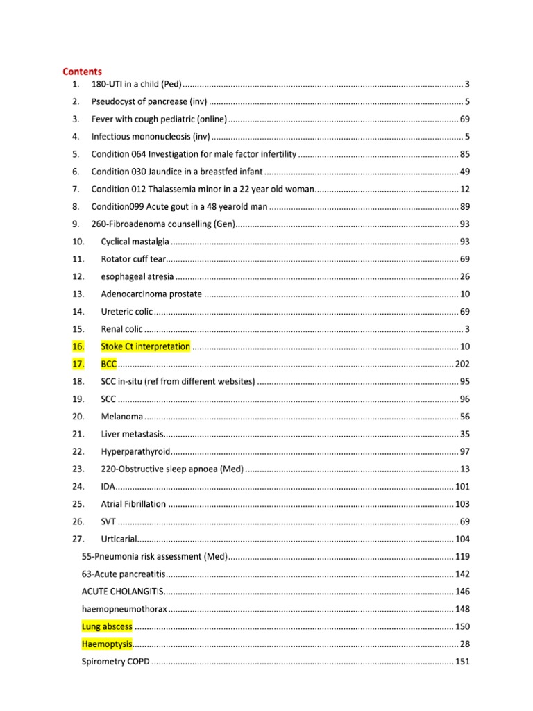 Clinical Exam - Amc - Inv Cases Collection | PDF
