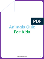 Animals Quiz