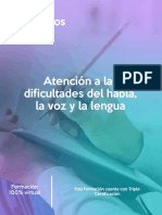 Brochure Terapia de Lenguaje