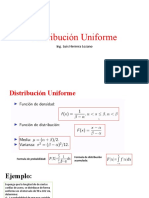 Distribución Uniforme, Exponencial, Normal