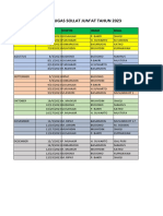 Jadwal Jumat