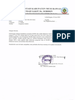 Surat Peringatan Pengisian SIMRS