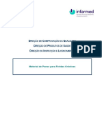 Relatório Da Campanha de Material de Penso para Feridas Crónicas