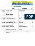 Time Table Acara