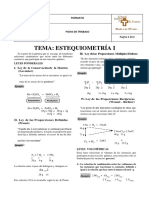 Leyes de La Estequiometria.