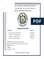 Proyecto Grupal PANADERÍA CRAPUZZI - PROYECTO IND285 - SEM I-2022