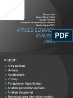 4 Applied Behavior Analysis (MATRIKULASI MAGISTER PROFESI PSIKOLOGI)