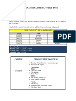 Schedule & Syllabus For Periodic Test 1 - July 23