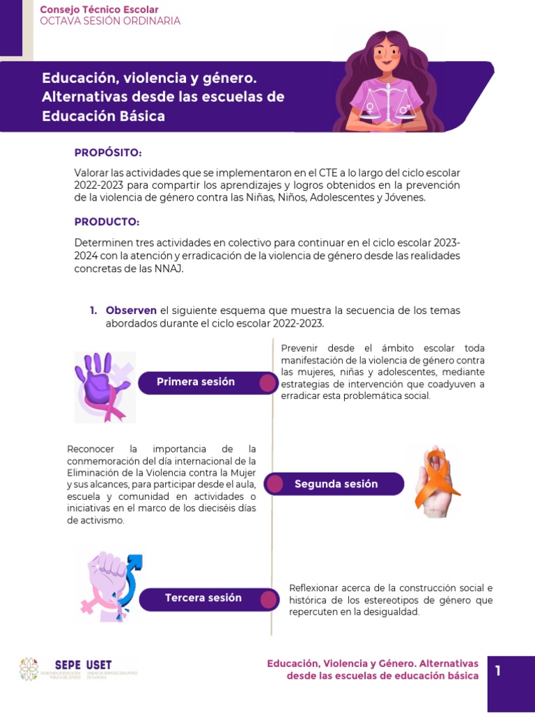 Prevención de Violencia de Género Escolar | PDF | La violencia contra ...