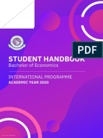 EconCMU Student Handbook 2020 International Programme