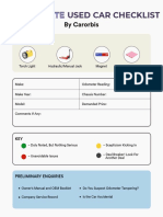 Used Car Checklist Updated