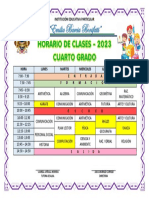 Horario 4to