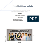 Andragogia GRUPO 6 EDUCACION