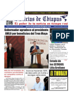 Periódico Noticias de Chiapas, Edición Virtual Martes 04 de Julio de 2023