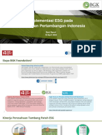 Penerapan ESG Emiten Tambang - Deni Daruri - INDEF - 180422