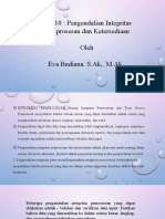 Pengendalian Integritas Pemprosesan Dan Ketersediaan BAB 10 Tanggal 13 JUni