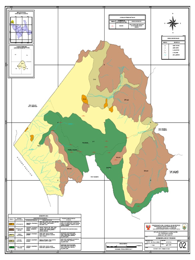 Mapa Geomorfológico de Chepén | PDF