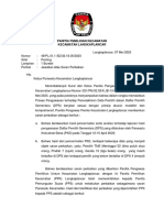 Panwaslu - Surat Jawaban Atas Saran Perbaikan DPSHP 2023
