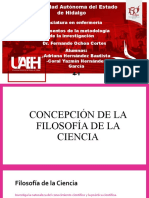 Concepción de La Filosofía de La Ciencia