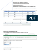 Excel Guide For CAES9821 Part 2 - Linear Regression