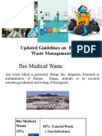Updated Guidelines On Biomedical Waste Management