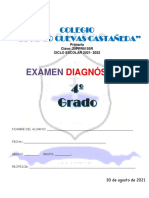 Examen Diagnostico Cuarto Grado