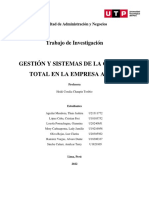 Trabajo de Investigación - Sistemas de Gestión de Calidad