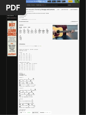 Tabs Ultimate Guitar Com Tab Orange and Lemons Yakap Sa Dilim Chords 4159567