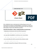 Git Cheat Sheet - Simple Cheat Sheet