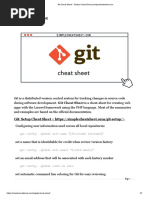 Git Cheat Sheet - Simple Cheat Sheet