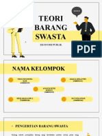 Ekonomi Publik - Teori Barang Swasta-1