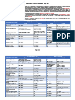 Schedule Jul 2023