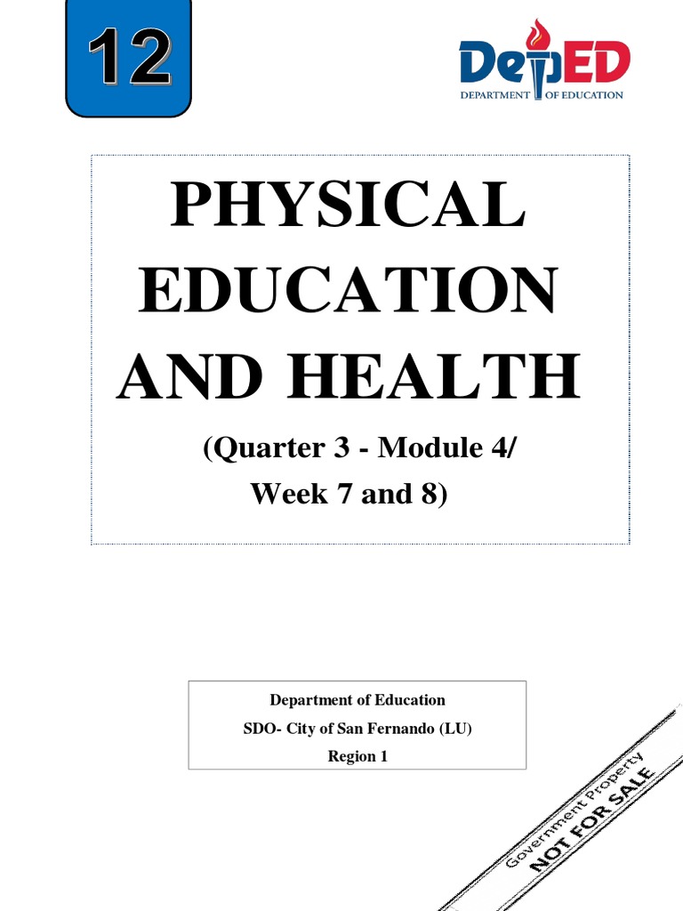 PE MODULE 4 WEEK 7 8 3RD QTR Recovered | PDF | Swimming | Athletic Sports