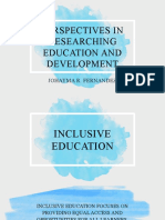 Perspectives in Researching Education and Development: Johayma R. Fernandez