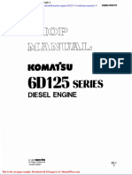 Komatsu Engine 6d125 1 Workshop Manuals 1