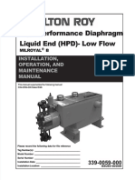 PDF High Performance Diaphragm Liquid End HPD Low Flow Installation Operation and Maintenance Manual - Compress