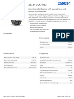 SKF 23134 CCK - W33 Specification