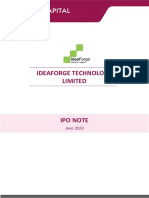 IdeaForge Technology LTD - IPO Note - Jun'2023