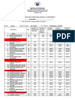 Literacy Assessors Consolidation Form